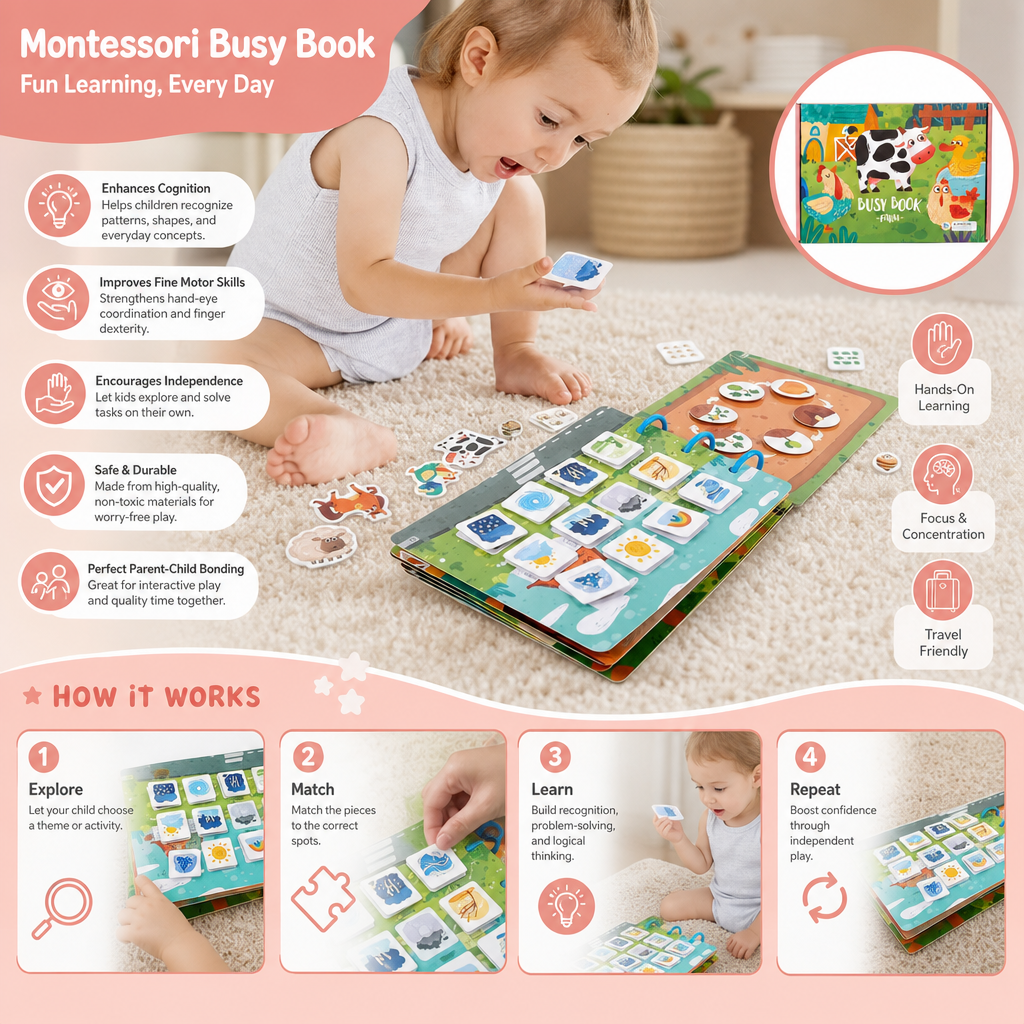 Montessori Children's Employment Discovery Book
