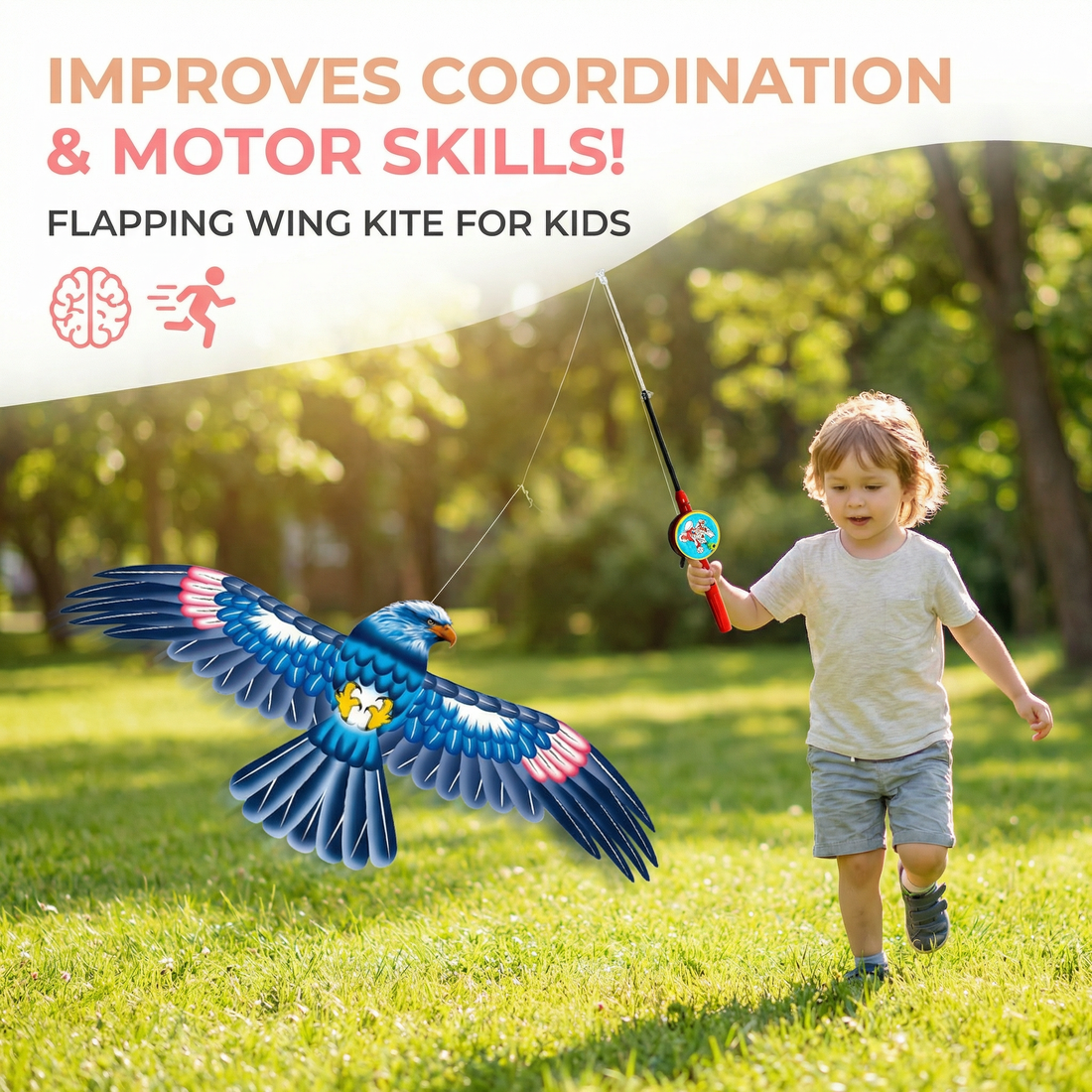 Flapping Wing Kite for Kids – Improves Coordination & Motor Skills