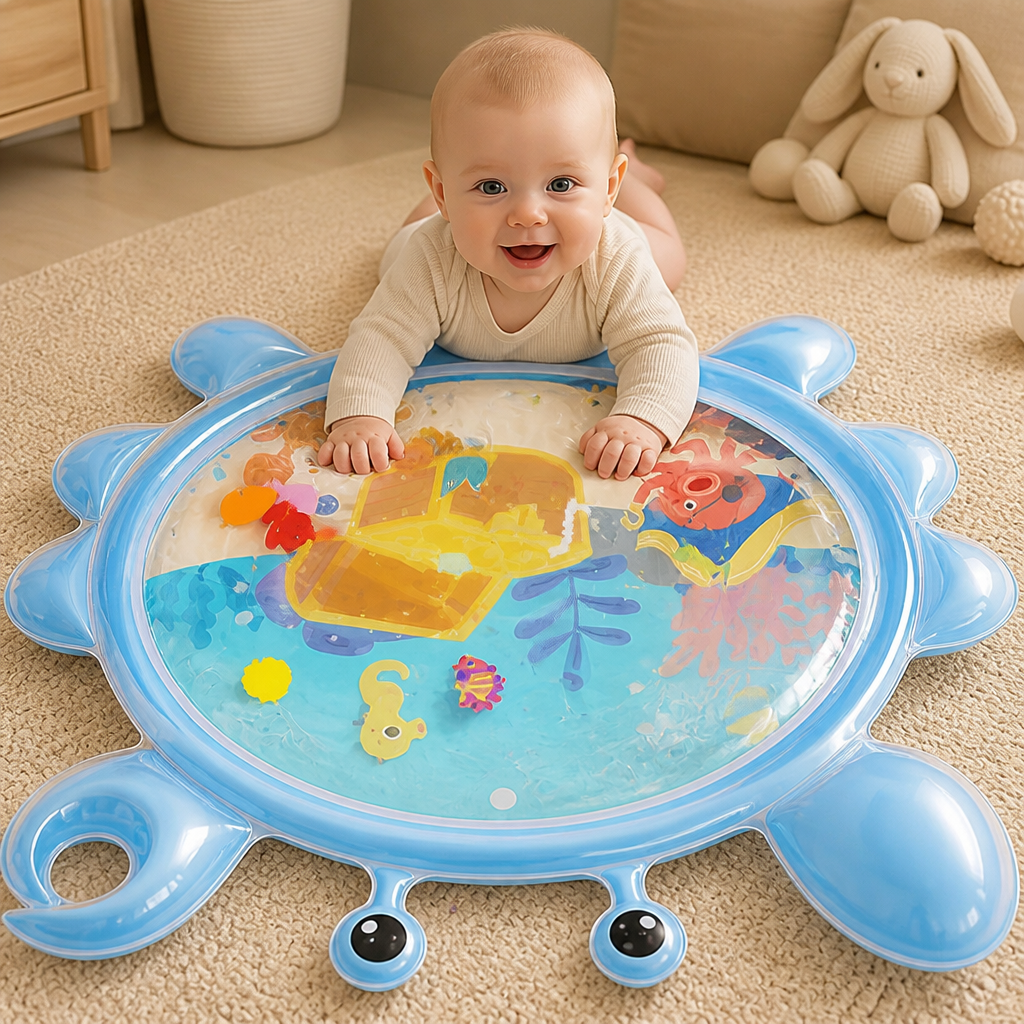 2in1 Interactive Tummy Time Toy & Play Mat
