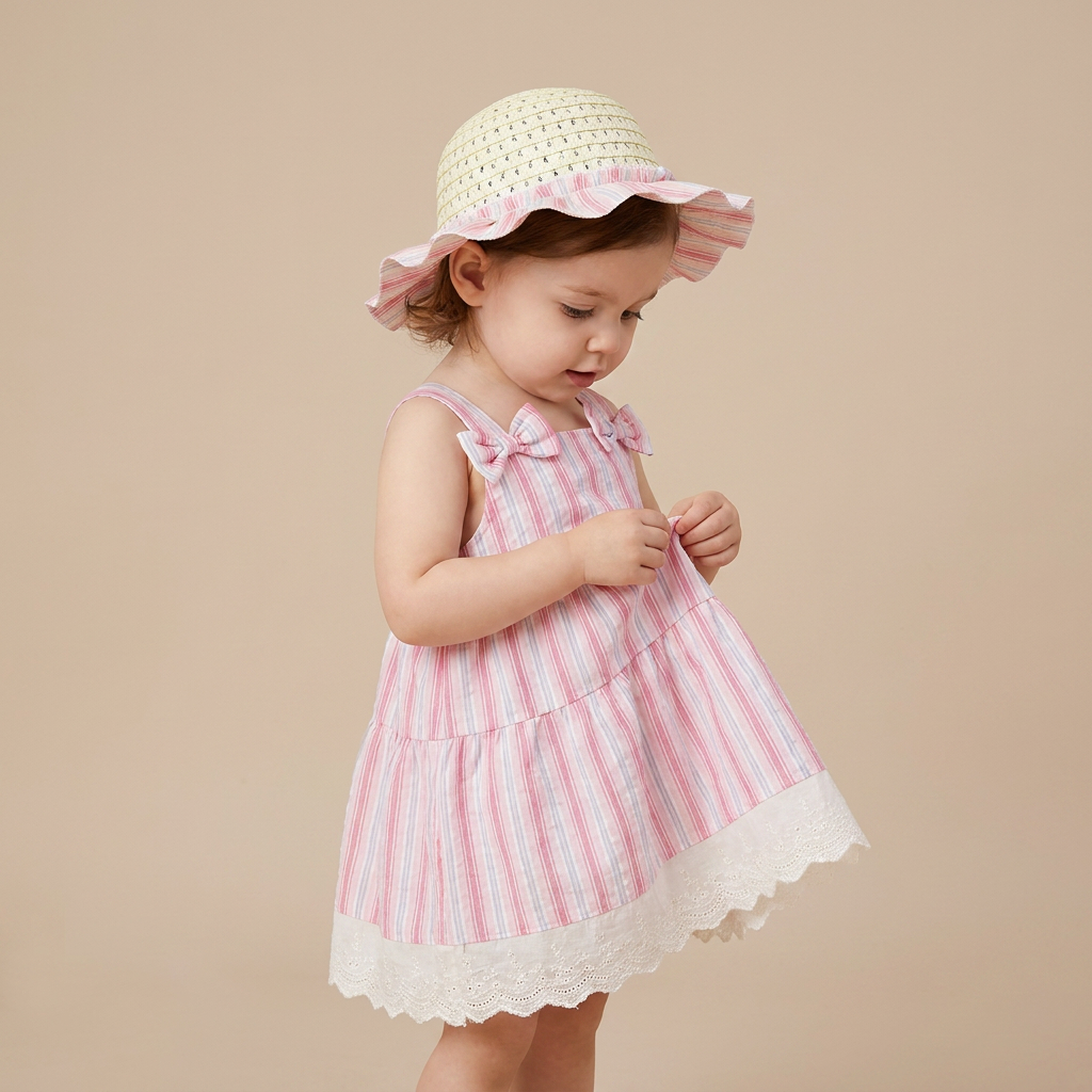 Seaside Stripe Dress Set