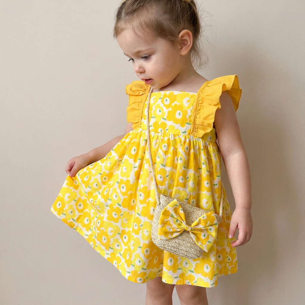 Sunny Bloom Dress Set