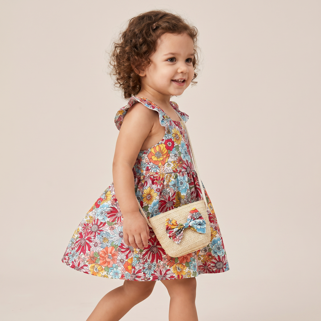 Vintage Meadow Dress Set & Bag