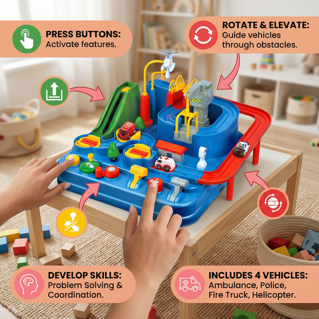 Educational Vehicle Skill Game for Children