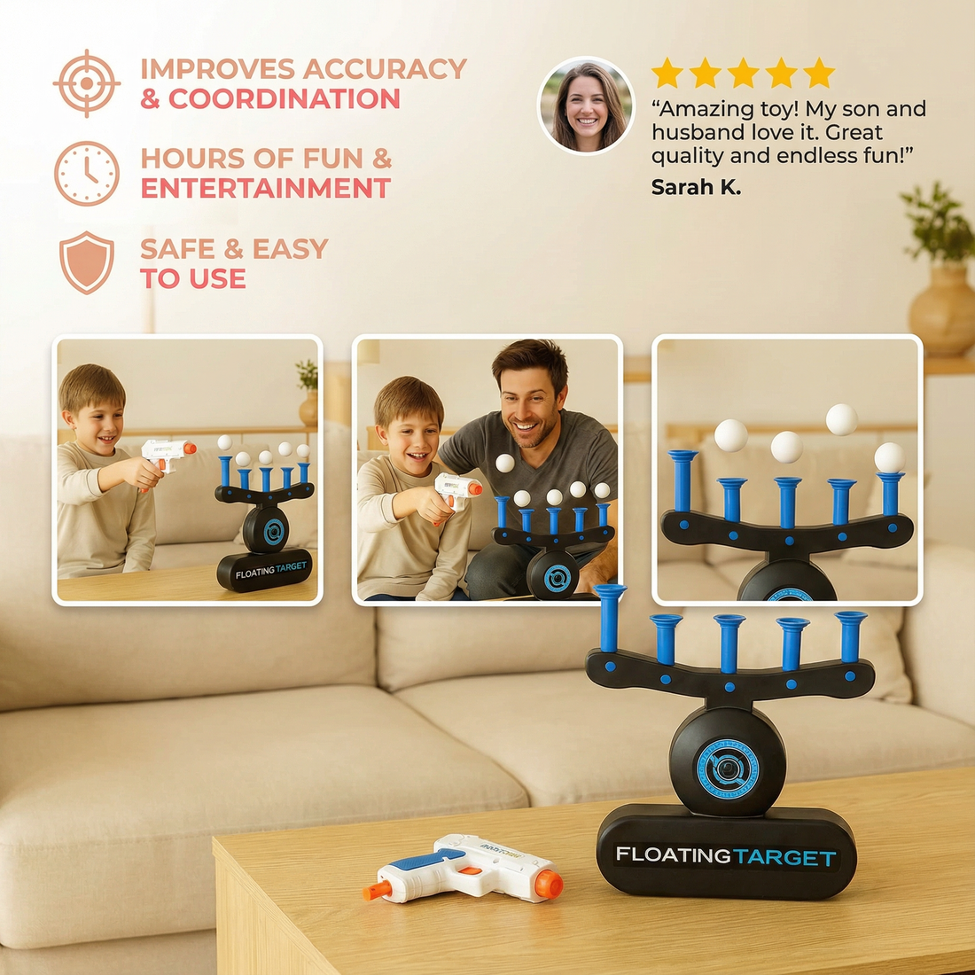 Floating Balls – Target Shooting Toy
